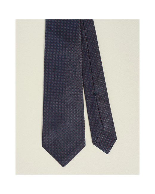 Kiton 8 Cm Linear Krawatte in Blue für Herren