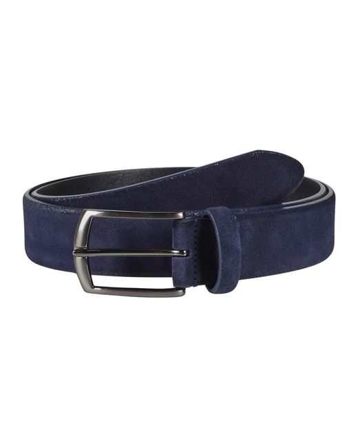 Howard London Accessoires ,Blauw ,Leer Zack Riem in het Blue voor heren
