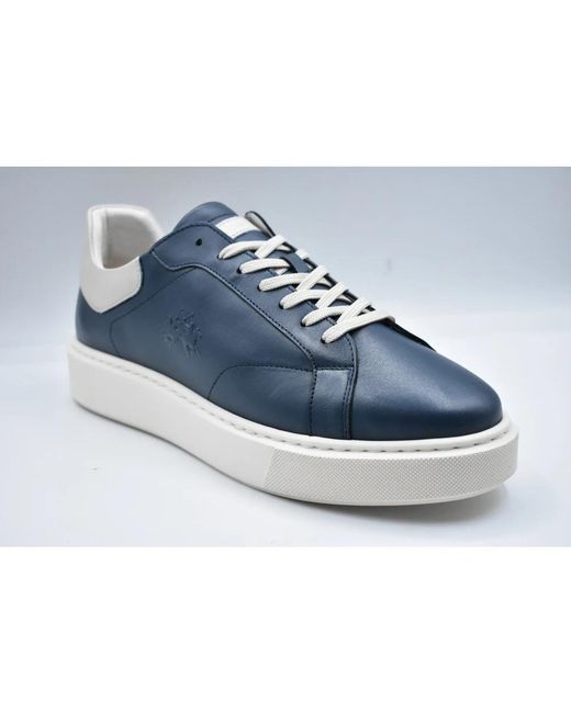 La Martina Blue Sneakers for men