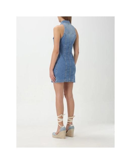 Dondup Blue Short Dresses