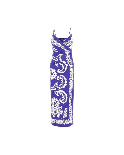 Etro Purple Maxi Dresses