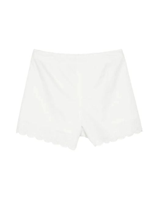 Low Classic White Short Shorts