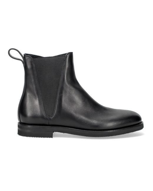 Fabi Schoenen ,Zwart ,Leer Chelsea Boots in het Black voor heren