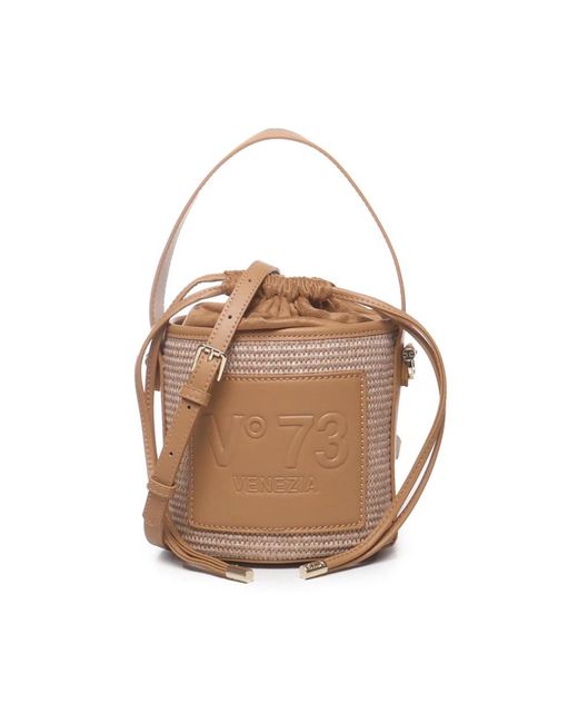 V73 Brown Bucket Bags