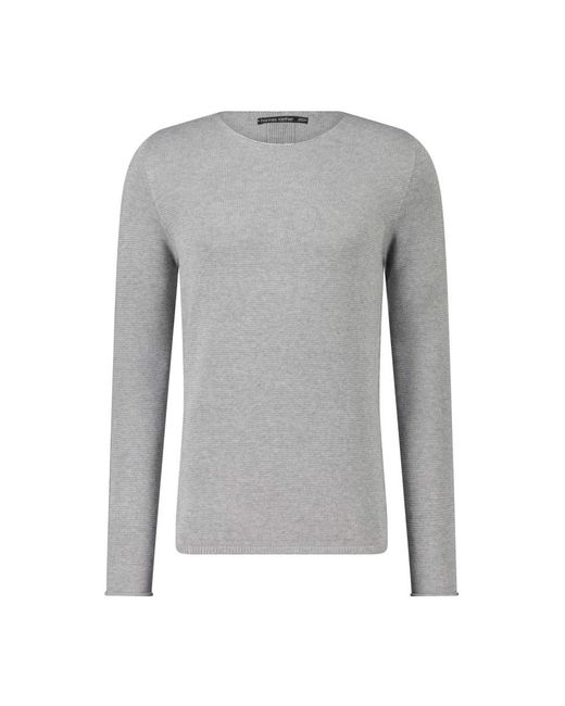 Hannes Roether Gray Round-Neck Knitwear for men