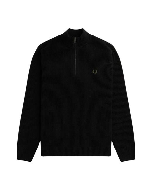 Fred Perry Black Turtlenecks for men