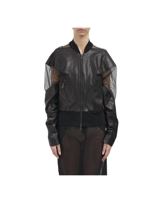 Yehuafan Black Bomber Jackets