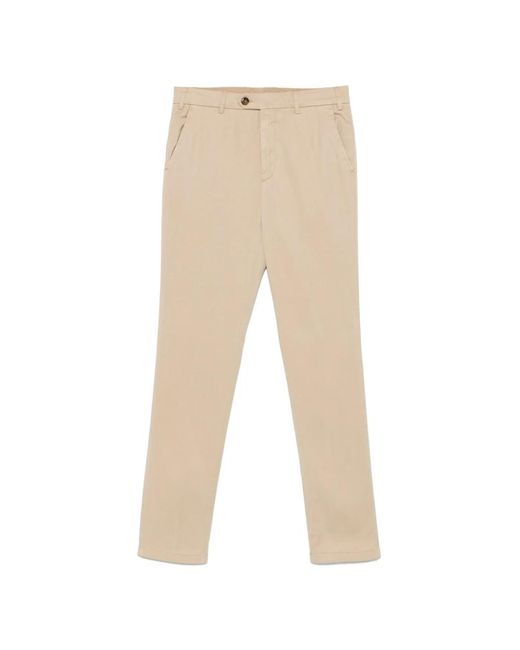 Canali Natural Slim-Fit Trousers for men