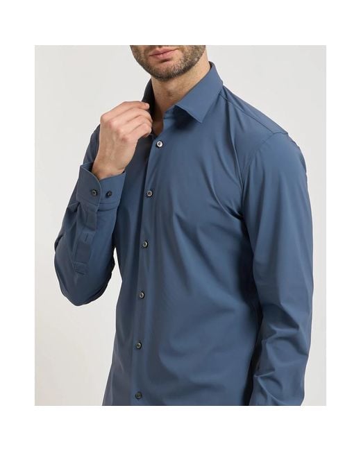 Boss Blue Formal Shirts for men