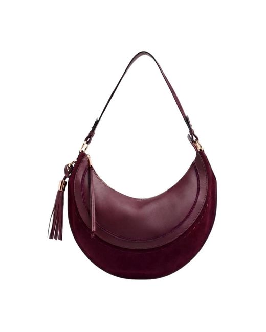 Lancel Purple Shoulder Bags