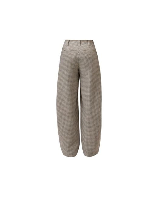 Closed Gray Tapered Trousers