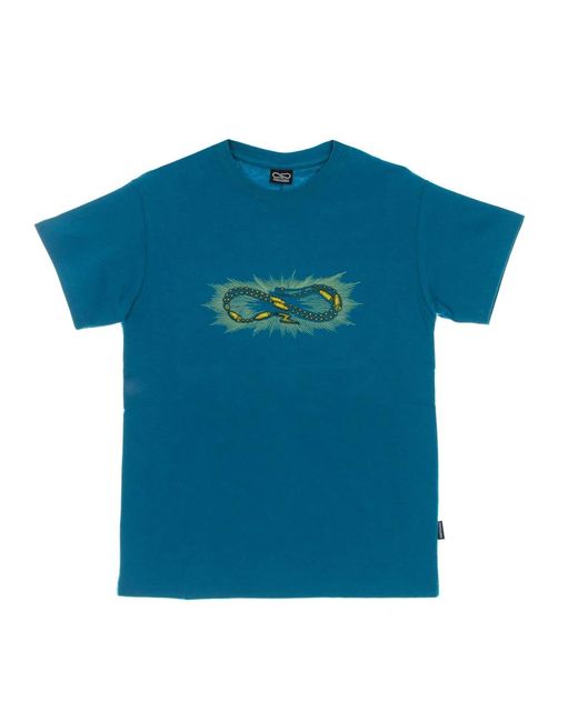 Propaganda Tops ,Blauw ,Katoen Tee Met Print in het Blue voor heren