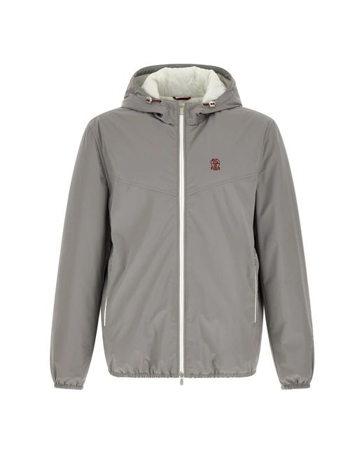 Brunello Cucinelli Gray Light Jackets for men