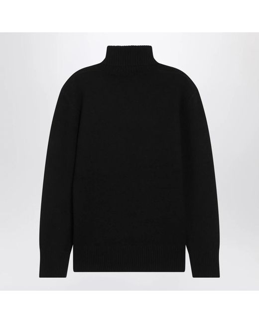 Totême Truien & Vesten ,Zwart ,Kasjmier Cashmere Turtleneck in het Black