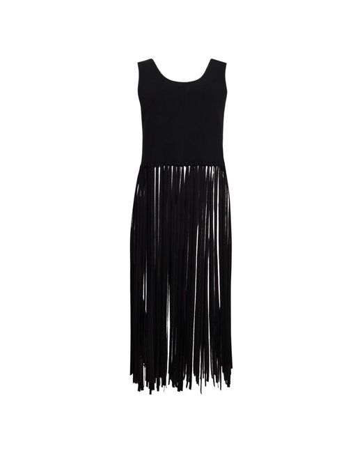 Philosophy Di Lorenzo Serafini Black Midi Dresses