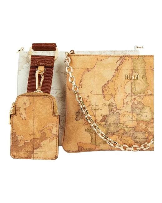 Alviero Martini 1A Classe Natural Shoulder Bags