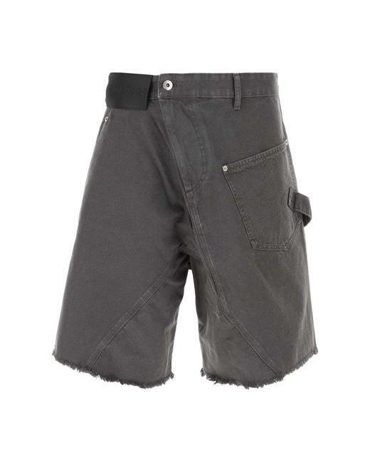 J.W. Anderson Gray Casual Shorts for men