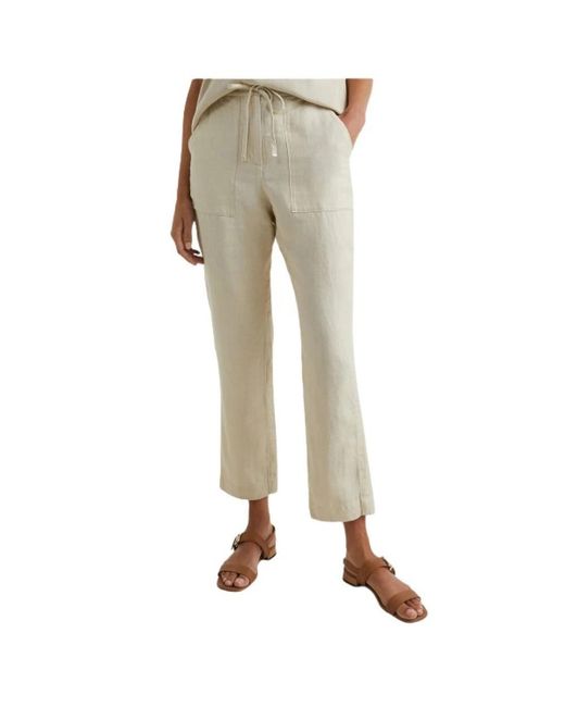 Tommy Hilfiger Natural Cropped Trousers
