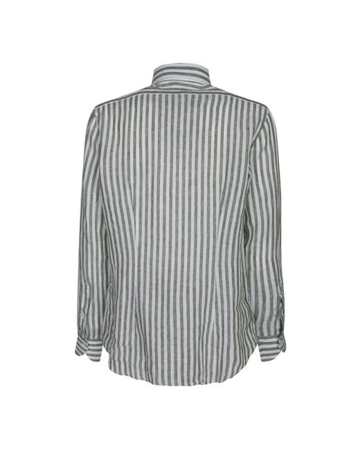 Dell'Oglio Gray Casual Shirts for men