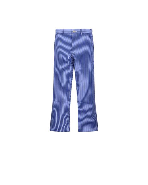 Comme des Garçons Blue Wide Trousers for men