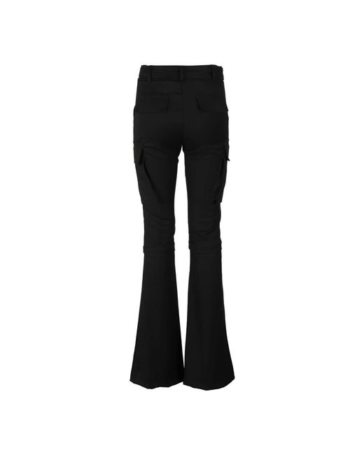 ANDREA ADAMO Black Wide Trousers