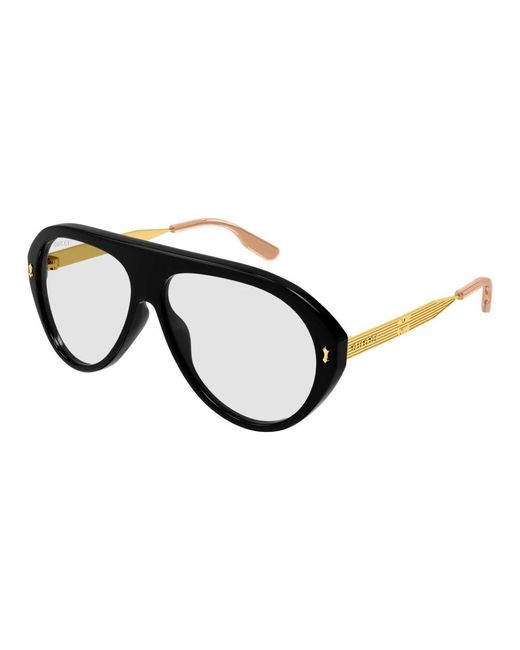Gucci Black Gg1515S Linea Lettering Sunglasses