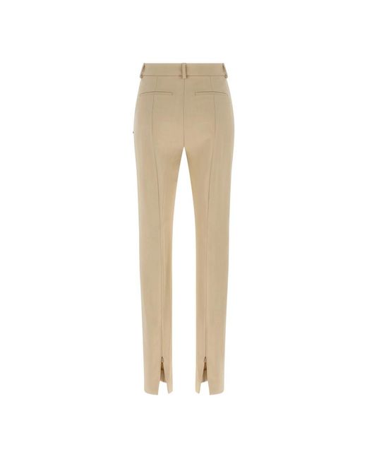 Sportmax Natural Slim-Fit Trousers