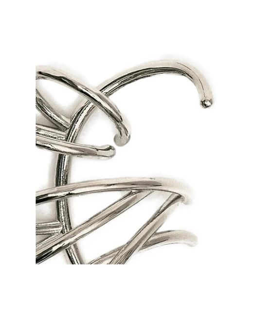 Earrings Panconesi de color Metallic