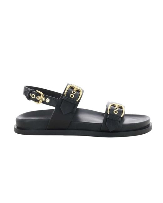 Agl Attilio Giusti Leombruni Blue Flat Sandals