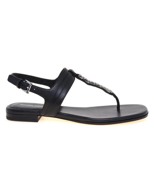 Michael Kors Blue Flat Sandals