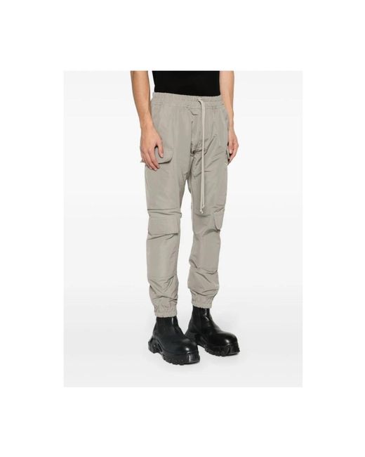 Trousers > straight trousers Rick Owens pour homme en coloris Gray