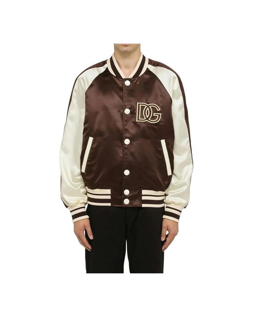 Dolce & Gabbana Brown Outerwears for men