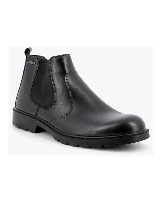 Igi&co Black Chelsea Boots for men