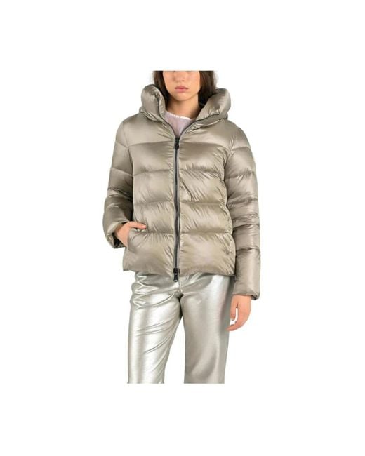 Winter Jackets Canadian de color Natural