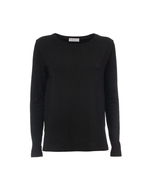 Long Sleeve Tops Le Tricot Perugia de color Black