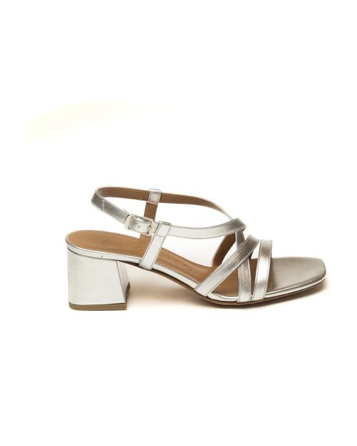 Albano Metallic High Heel Sandals