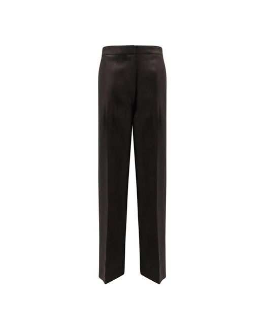 Lardini Black Wide Trousers
