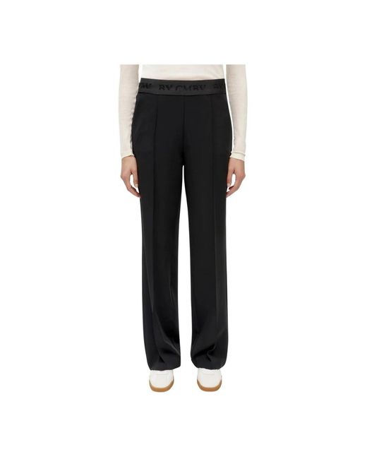 Cambio Black Wide Trousers