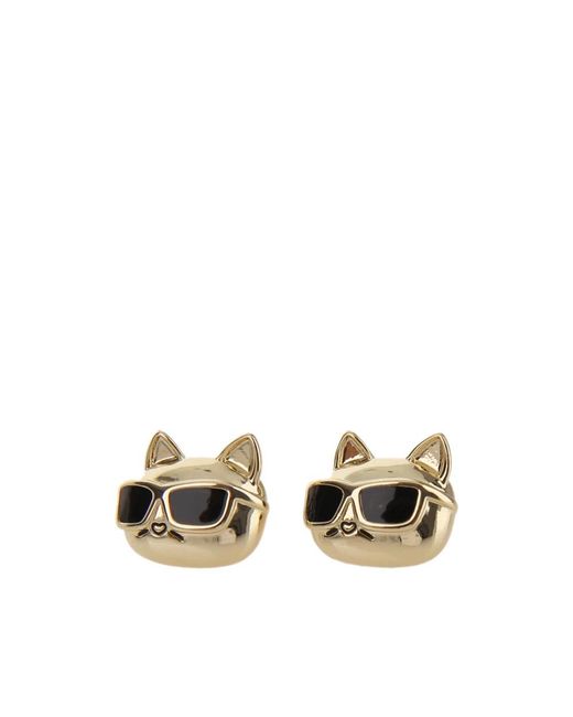 Karl Lagerfeld Metallic Earrings