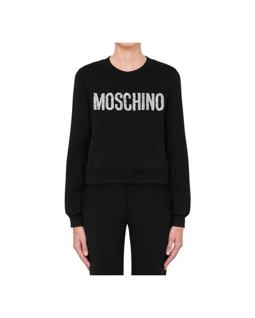 Moschino Black Sweatshirts