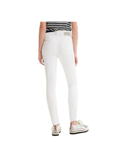 Desigual Blue Weiße jeans