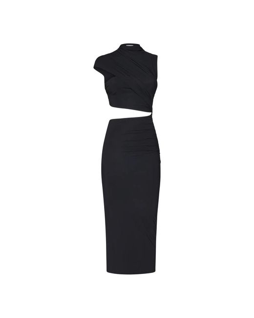 Midi Dresses Amazuìn de color Black