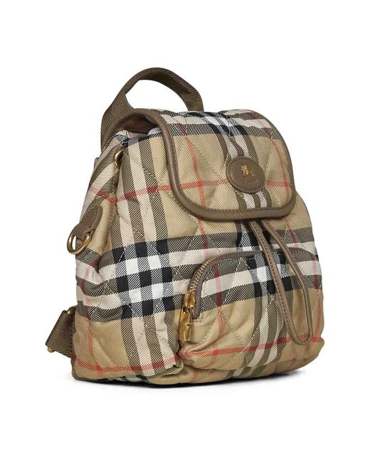 Burberry Metallic Backpacks