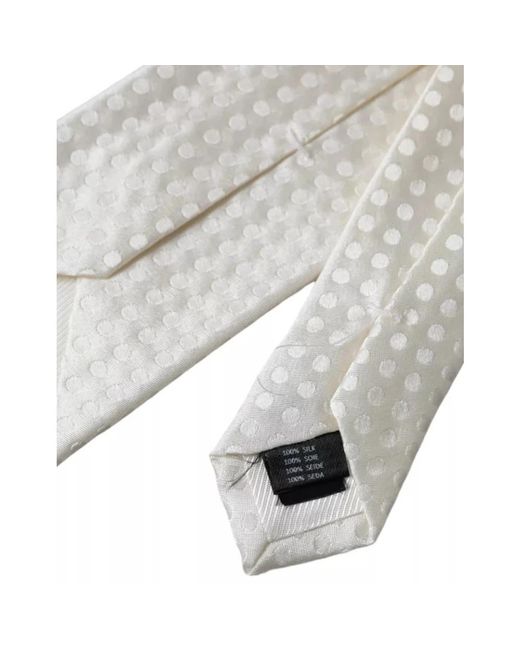Dolce & Gabbana White Ties for men