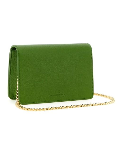 Elisabetta Franchi Green Cross Body Bags