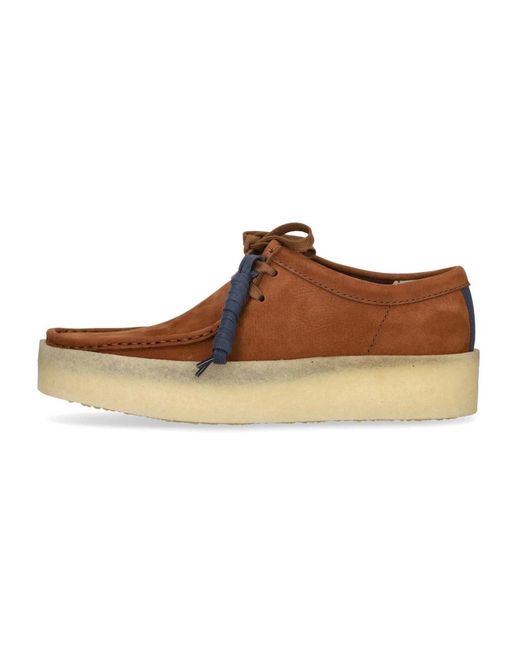 Clarks Brown Laced Shoes for men