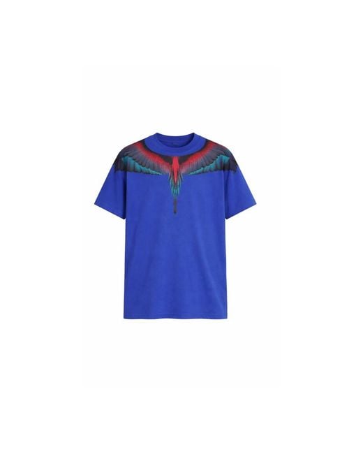 Marcelo Burlon Blue T-Shirts for men