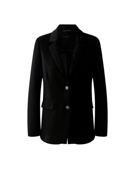 Ouí Lange Relaxed Blazer in het Black