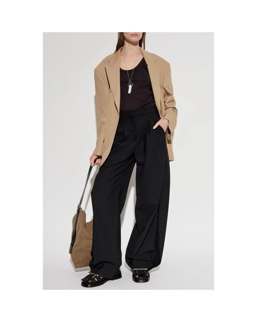 IRO Wide Trousers in het Black