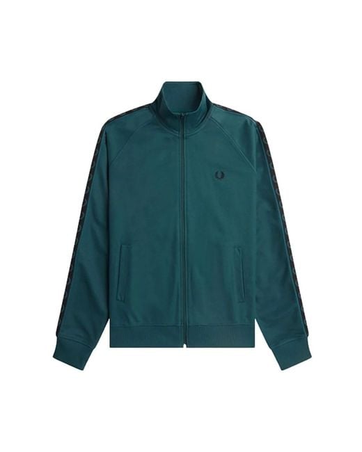 Fred Perry Green Zip-Throughs for men